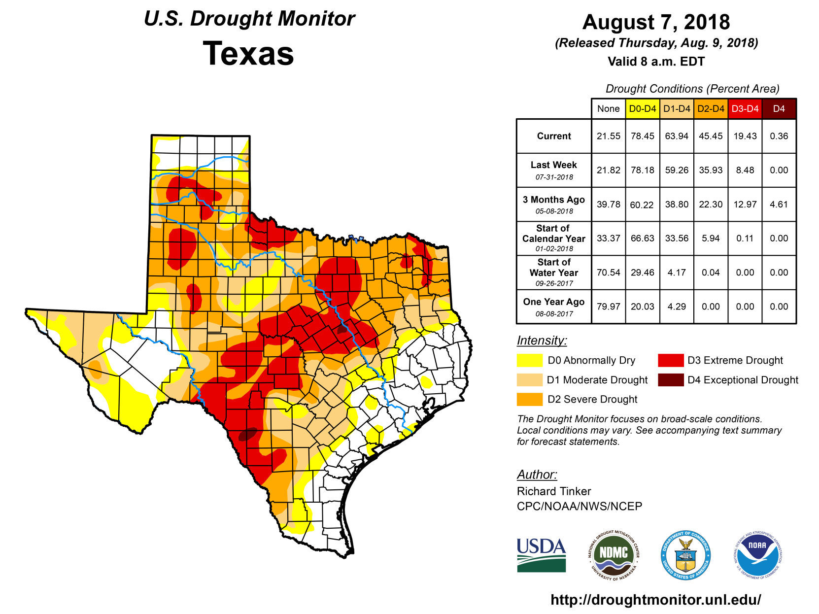Drought map